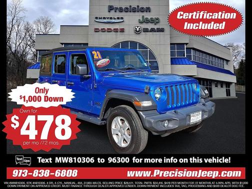 2021 Jeep Wrangler Unlimited Sport