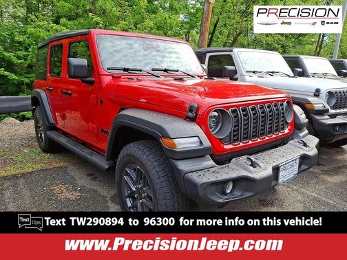 Firecracker Red Clearcoat 2026 Jeep Wrangler Sport S