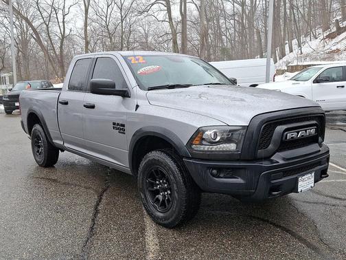 Billet Silver Metallic Clearcoat 2022 RAM 1500 Classic Warlock Quad Cab 4x4 6'4' Box