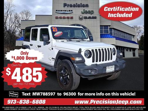 2021 Jeep Wrangler Unlimited Sport Altitude