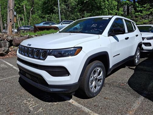 Bright White Clearcoat 2025 Jeep Compass Sport