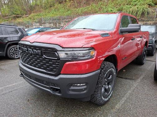 Molten Red Pearlcoat 2026 RAM 1500 Warlock Crew Cab 4x4 5'7' Box