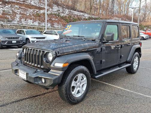 Black Clearcoat 2023 Jeep Wrangler Sport S