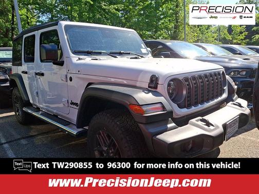 Bright White Clearcoat 2026 Jeep Wrangler Sport S