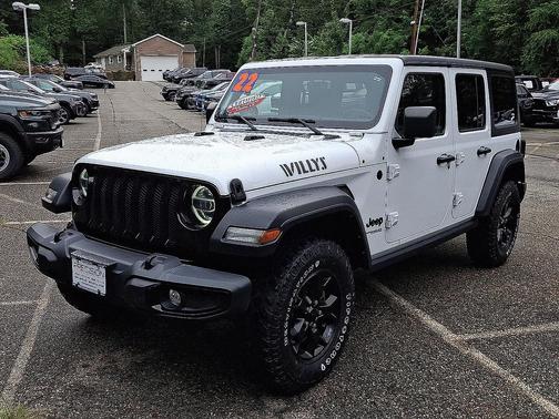 Bright White Clearcoat 2022 Jeep Wrangler Willys