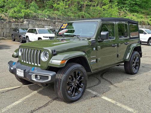 Sarge Green Clearcoat 2023 Jeep Wrangler 4xe Sahara
