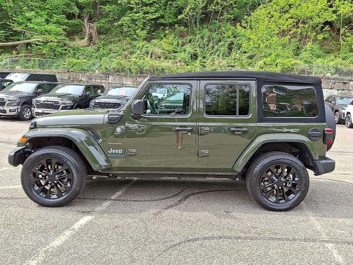 Sarge Green Clearcoat 2023 Jeep Wrangler 4xe Sahara