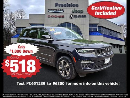 Midnight Sky 2023 Jeep Grand Cherokee 4xe Base