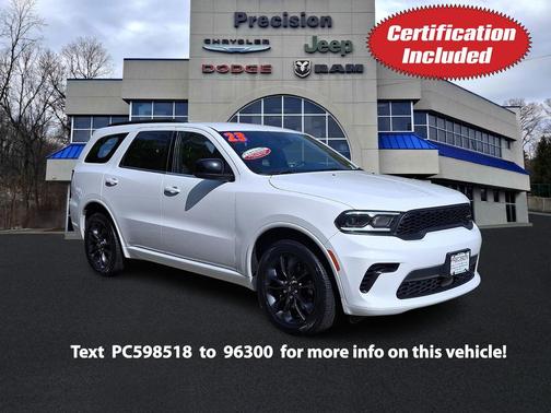 White Knuckle Clearcoat 2023 Dodge Durango GT Launch Edition  AWD