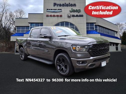 Granite Crystal Metallic Clearcoat 2022 RAM 1500 Big Horn/Lone Star