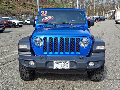 Hydro Blue Pearlcoat 2022 Jeep Wrangler Unlimited Sport
