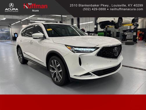 Platinum White Pearl 2023 Acura MDX Technology Package