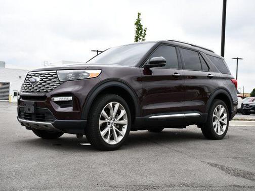 Diamond Red Tri-Coat 2023 Ford Explorer Platinum