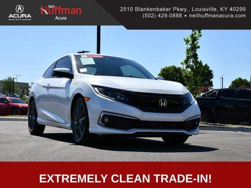 White Orchid Pearl 2019 Honda Civic EX
