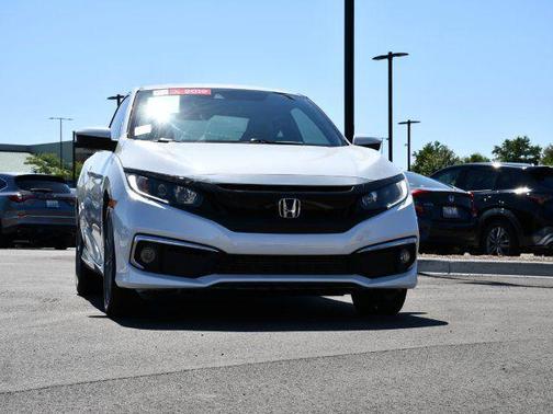 White Orchid Pearl 2019 Honda Civic EX