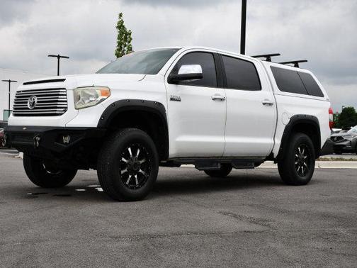 Super White 2014 Toyota Tundra Platinum