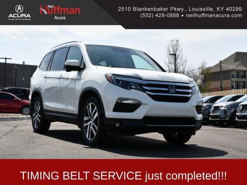 White Diamond Pearl 2016 Honda Pilot Touring