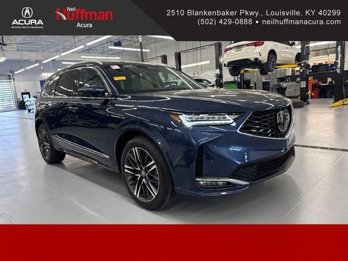 Canyon River Blue Metallic 2026 Acura MDX Advance Package
