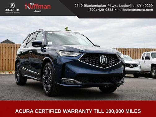 Canyon River Blue Metallic 2026 Acura MDX Advance Package