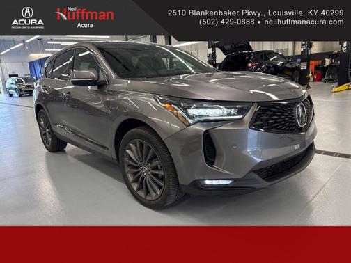 Liquid Carbon Metallic 2023 Acura RDX A-Spec Advance Package