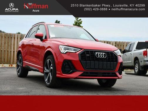 Progressive Red Metallic 2024 Audi Q3 45 S line Premium Plus