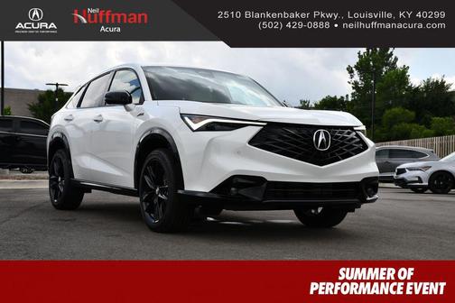 Platinum White Pearl 2026 Acura ADX A-Spec with Advance