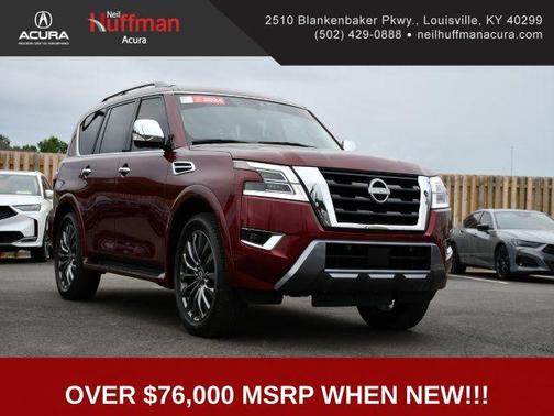 Coulis Red Pearl 2024 Nissan Armada Platinum 4WD