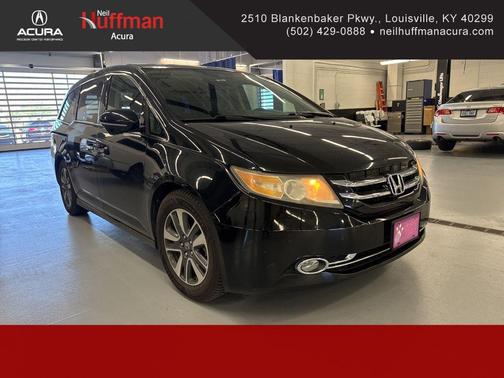 Crystal Black Pearl 2016 Honda Odyssey Touring Elite