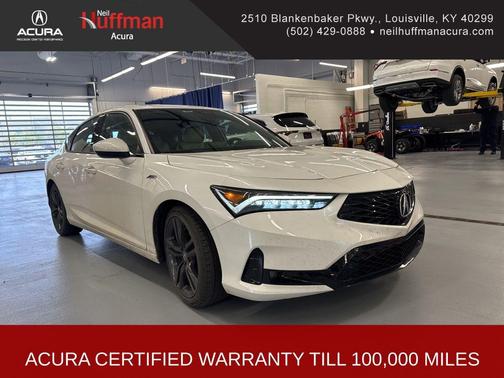 Platinum White Pearl 2023 Acura Integra A-SPEC