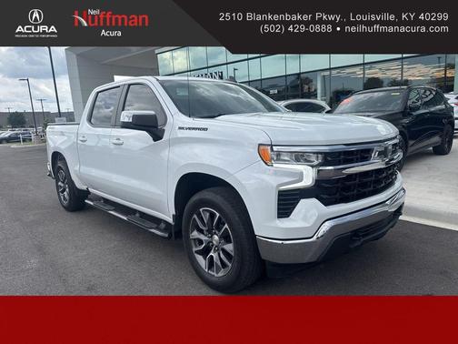 Summit White 2023 Chevrolet Silverado 1500 LT