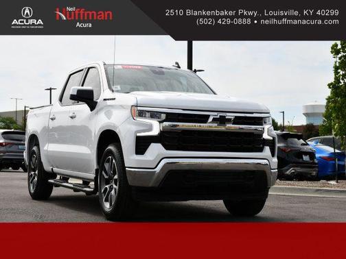 Summit White 2023 Chevrolet Silverado 1500 LT