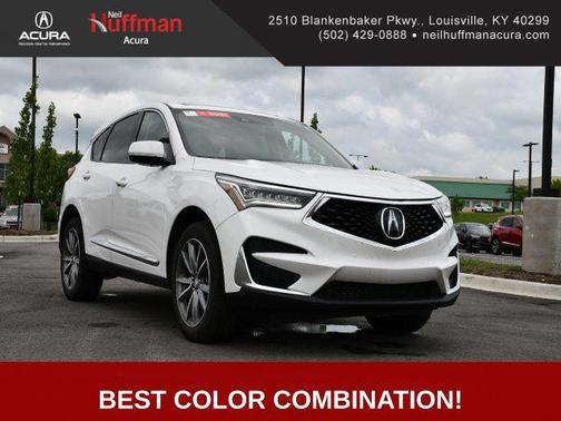Platinum White Pearl 2021 Acura RDX Technology Package
