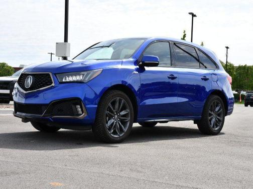 Apex Blue Pearl 2019 Acura MDX 3.5L Technology & A-Spec Pkgs