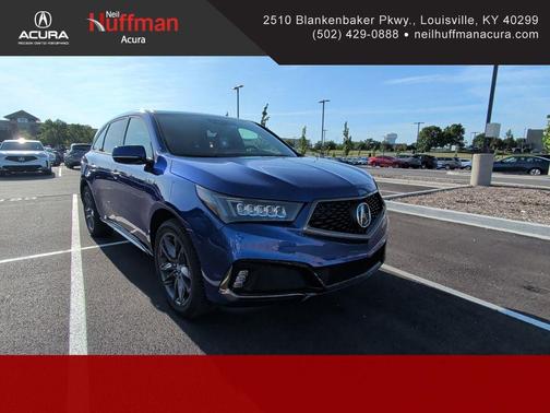 Apex Blue Pearl 2019 Acura MDX 3.5L Technology & A-Spec Pkgs