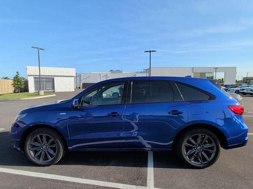 Apex Blue Pearl 2019 Acura MDX 3.5L Technology & A-Spec Pkgs