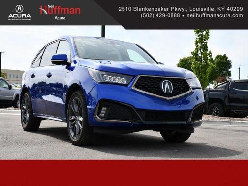 Apex Blue Pearl 2019 Acura MDX 3.5L Technology & A-Spec Pkgs