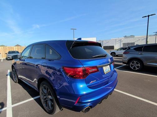 Apex Blue Pearl 2019 Acura MDX 3.5L Technology & A-Spec Pkgs