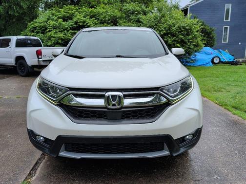White Diamond Pearl 2017 Honda CR-V EX-L