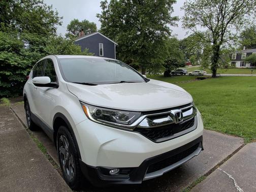 White Diamond Pearl 2017 Honda CR-V EX-L