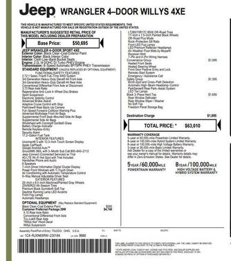 2024 Jeep Wrangler 4xe Willys