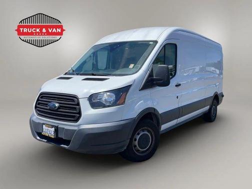 White 2018 Ford Transit-250 148 WB Medium Roof Cargo