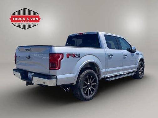Silver 2017 Ford F-150 Lariat