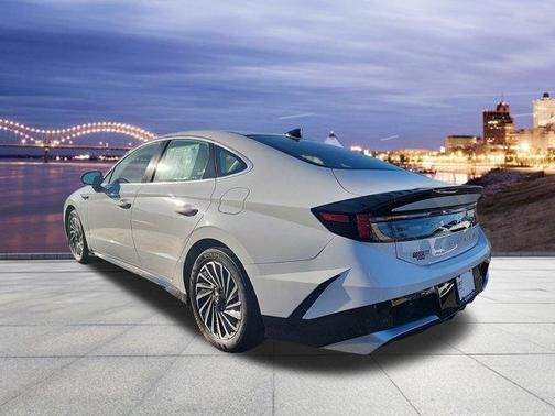 Serenity White 2024 Hyundai SONATA Hybrid SE