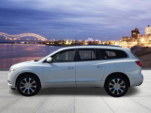 White Frost Tricoat 2017 Buick Enclave Leather