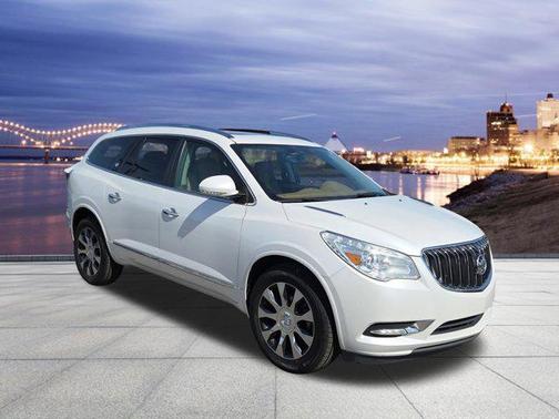 White Frost Tricoat 2017 Buick Enclave Leather