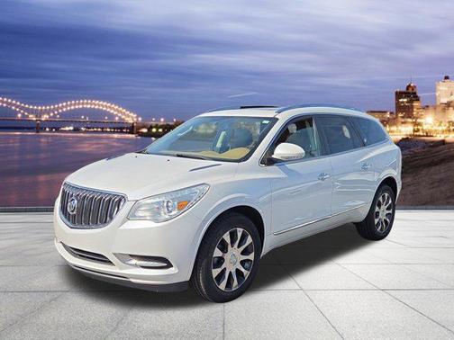 White Frost Tricoat 2017 Buick Enclave Leather