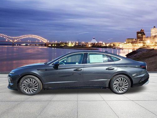 Portofino Gray 2024 Hyundai SONATA Hybrid Limited
