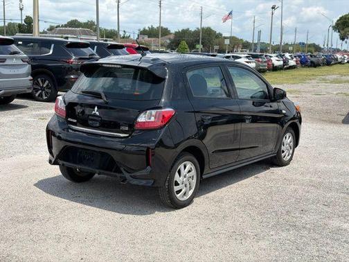 Jet Black Metallic 2024 Mitsubishi Mirage LE