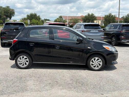Jet Black Metallic 2024 Mitsubishi Mirage LE