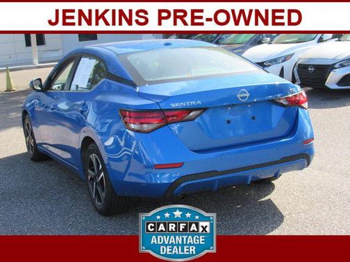 Electric Blue Metallic 2024 Nissan Sentra SV